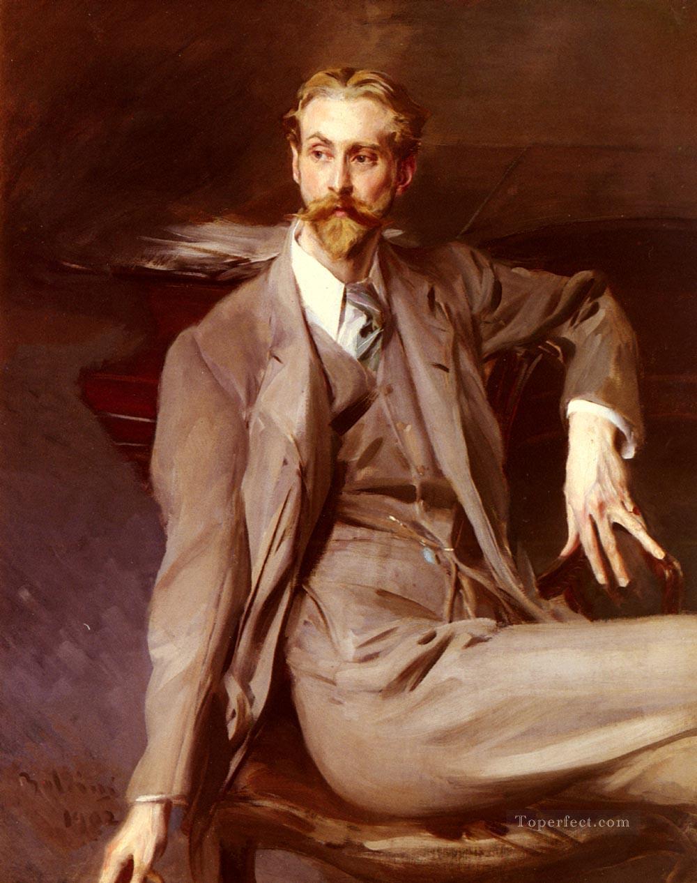 アーティストの肖像ローレンス・アレクサンダー・ハリスンジャンルジョバンニ・ボルディーニ油絵